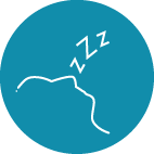 person snoring