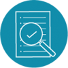 Magnifier with a document